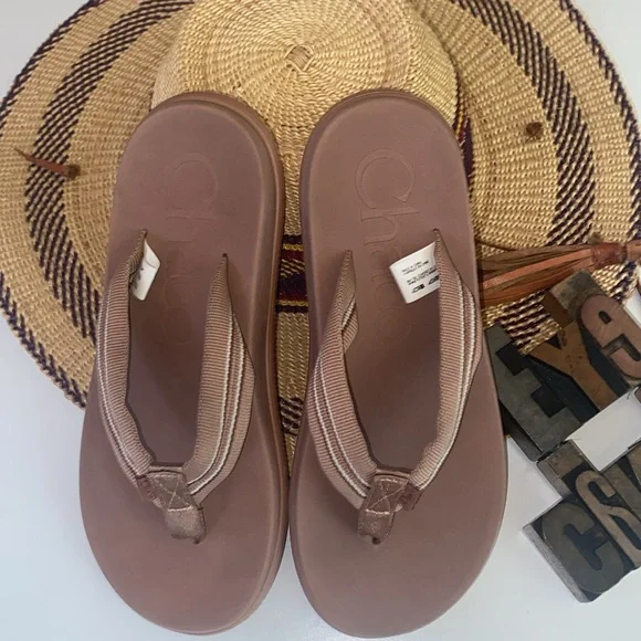 CHACO Women’s ‘Chillos’ Flip Flop Sandals in Sadie Clay - Picture 1 of 12